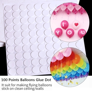 สติ๊กเกอร์ติดผนังลายลูกโป่ง 100 Points Balloon / Attach