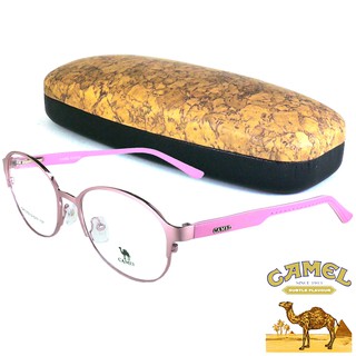 CAMEL แว่นตา รุ่น CA-12750 สีชมพู กรอบเต็ม ขาสปริง วัสดุ สแตนเลส สตีล (สำหรับตัดเลนส์) กรอบแว่นตา Eyeglass