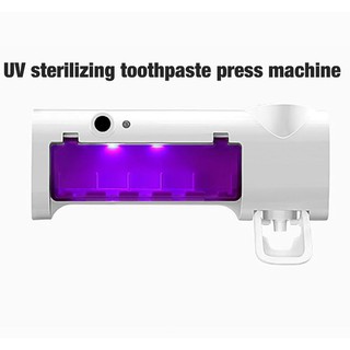 UV sterilizing toothpaste press machine เครื่องกดยาสีฟันเก็บแปรง ฆ่าเชื้อโรคแสงยูวี