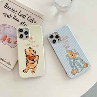 Iphone 11 X 12 13promax วินนี่เดอะพูห์หัวเราะ IMD อ่อนนุ่ม TPU เคสโทรศัพท์สำหรับการป้องกันแบบรวมทุกอย่าง สำหรับ Apple XS XR