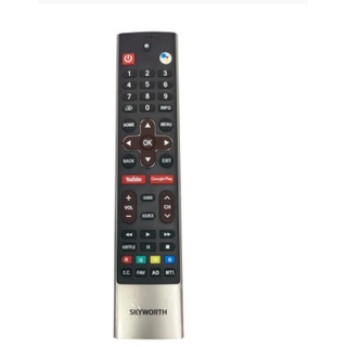 ใหม่ ของแท้ รีโมตคอนโทรลทีวี LCD HS-7700J สําหรับ Skyworth Coocaa Voice Android Smart TV 58G2A G6 E6D E3 S5G Netflix Google Play