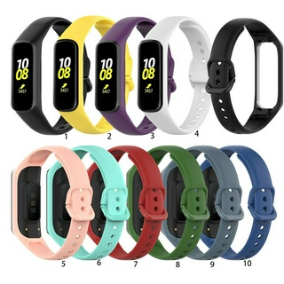 สายนาฬิกาข้อมือซิลิโคน สําหรับ Samsung Galaxy Fit-e R375