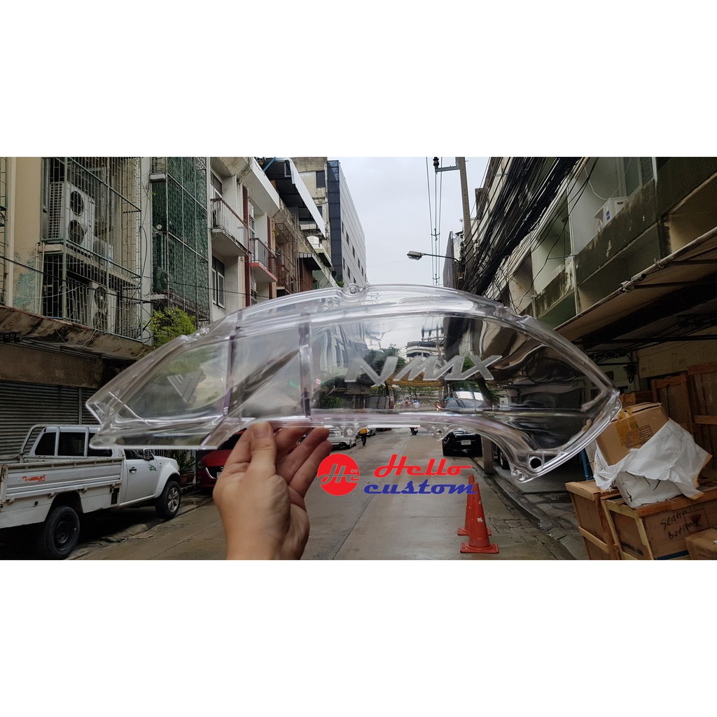 ครอบกรอง ใส สีสโมค NEW NMAX 2020-2024 / Aerox 2021-2024  Nmax 2025 *ใส่ตัวสแตนดาส - รูปที่ 4