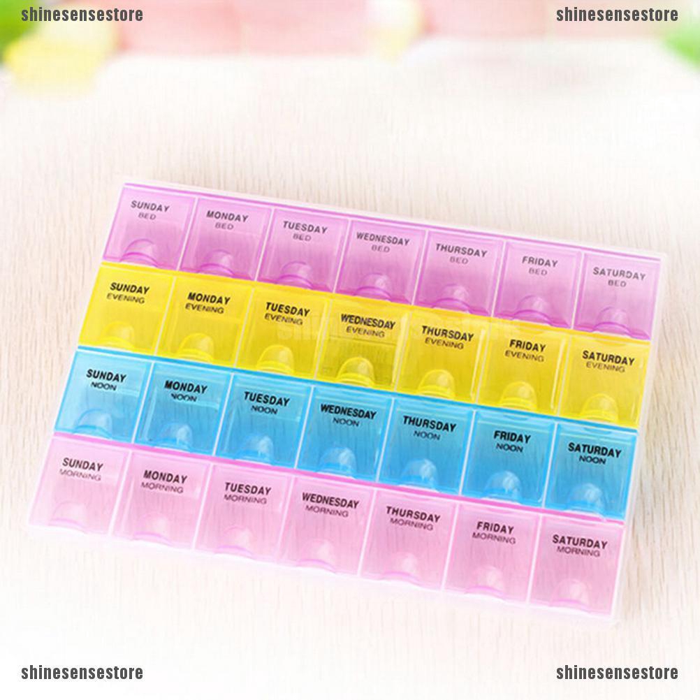 กล่องเก็บยา แบบรายสัปดาห์ 7 วัน