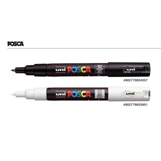 ปากกามาร์คเกอร์ uni Posca PC-1M 0.7–1 mm EXTRA-FINE TIP  (1ด้าม)