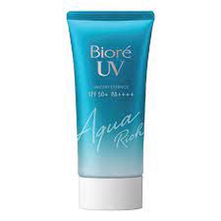 Biore UV Aqua Rich Watery Essence SPF50+ PA++++ ครีมกันแดดบิโอเร ยูวี อะควา ริช วอเตอร์รี่ เอสเซ้นส์ กันแดด ขนาด 15 กรัม