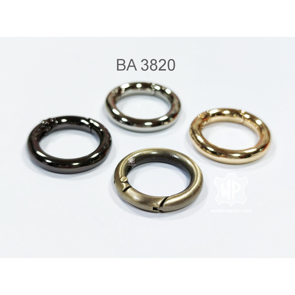 BA 3820 ตะขอกลม ห่วงสปริง 17มม. 1 ชิ้น Gate Spring O-Ring 17 mm. 1 piece