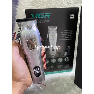 ปัตตาเลี่ยนตัดผมไร้สาย VGR V-092 สีเงิน  (มาใหม่ล่าสุด ) ตัดผม