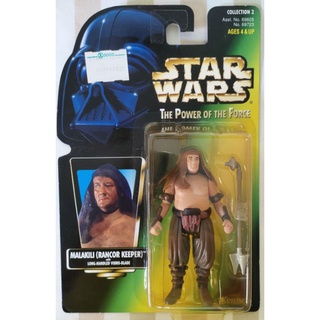 Star Wars The Power of the Force  Malakili (Rancor Keeper) Action Figure 3.75 Inches