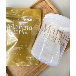 ส่งฟรี+แถมซองเล็ก‼️คอลลาเจน Marina 123 Plus