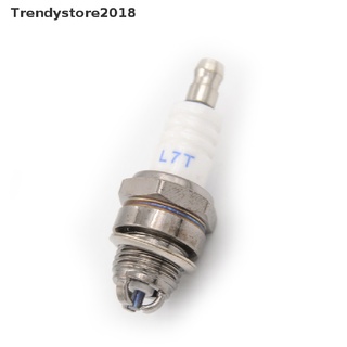 Trendystore2018 หัวเทียน ชุบทอง L7TC สําหรับเครื่องตัดหญ้า เลื่อยยนต์