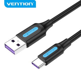 Vention 5a Type C สายชาร์จอย่างรวดเร็ว 480 Mbps Qc สายเคเบิ้ล Usb C สําหรับ Huawei COR