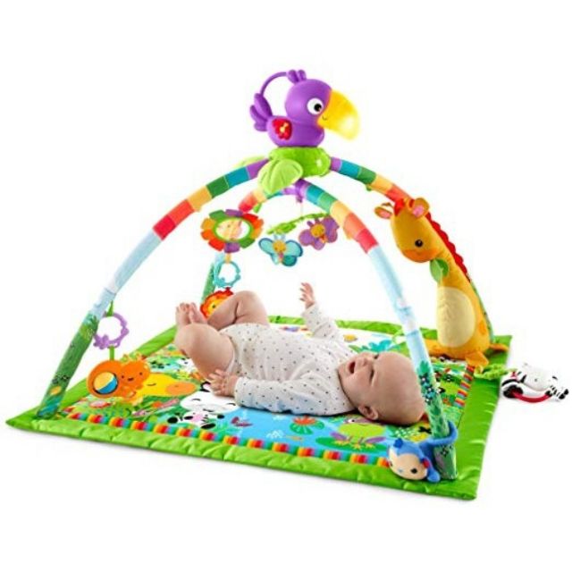 ของแท้❗Fisher Price เพลยิม Play Gym เบาะรองนอน รุ่น Rainforest Melodies&Light Gym จาก USA แท้💯% ตั้ง