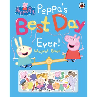 ใช้โค้ด MSAYSRA7 ลดทันที 120 บาท หนังสือนิทานภาษาอังกฤษ Peppa Pig: Peppas Best Day Ever : Magnet Book [Hardcover]