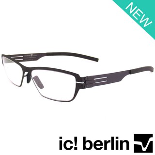 Ic Berlin แว่นตา รุ่น 031 C-5 สีน้ำตาล กรอบเต็ม ขาข้อต่อ วัสดุ สแตนเลส สตีล (สำหรับตัดเลนส์) กรอบแว่นตา Eyeglasses