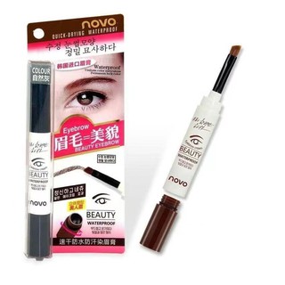 (5068) NOVO ดินสอเจลเขียนคิ้ว แห้งเร็ว กันน้ำ Quick dry waterproof Sweat proof Eyebrow Cream