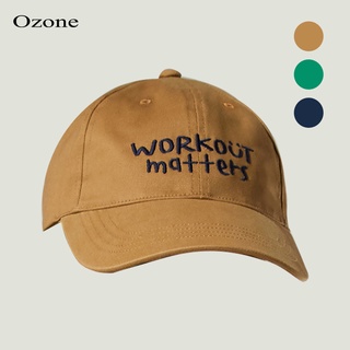 OZONE CAP หมวกแก๊ป ผ้าคอตต้อน ทรงสวย สวมใส่สบาย มีให้เลือก 3 สี รุ่น WH1002