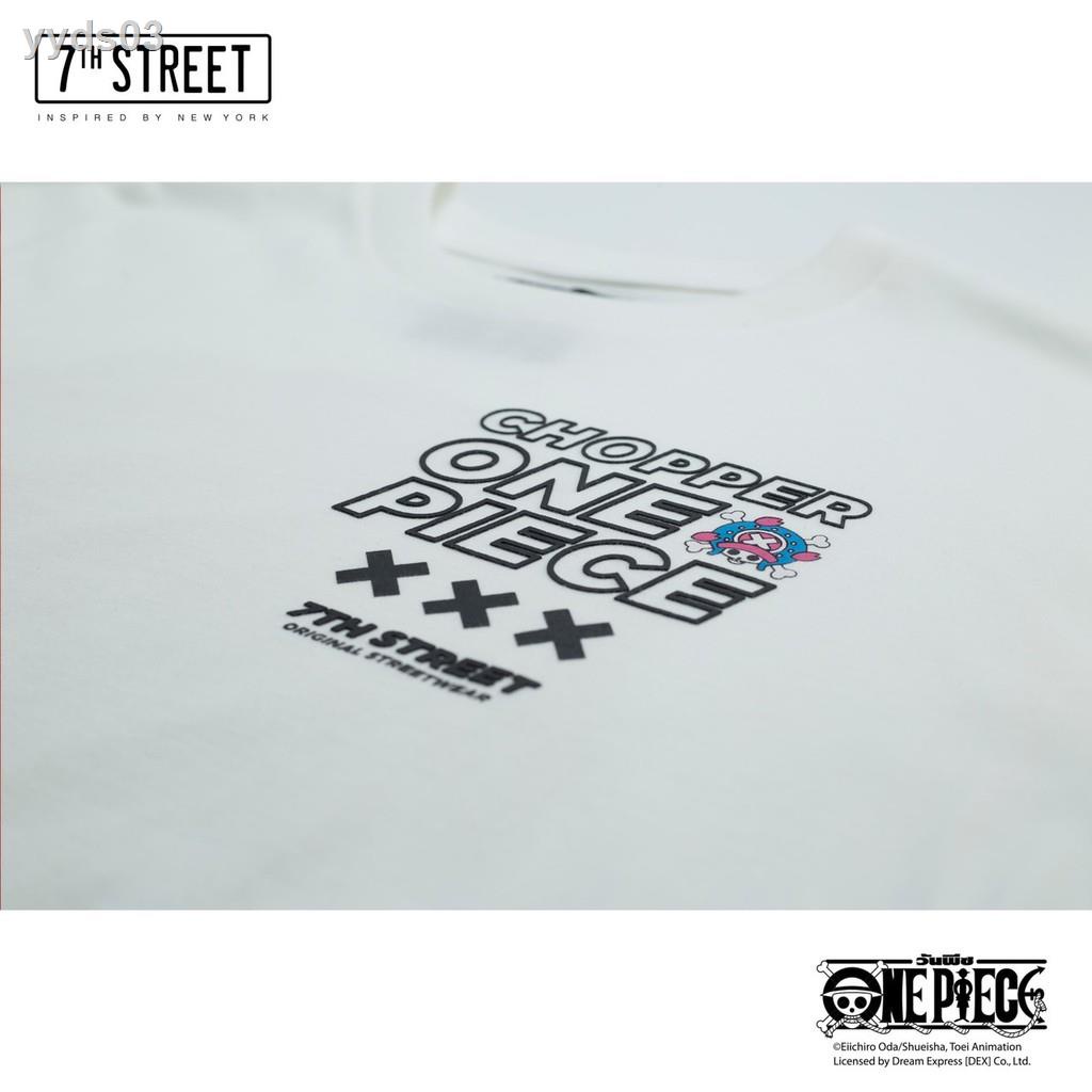✥❇7th Street X One Piece เสื้อยืดแบบโอเวอไซส์  (Oversize) รุ่น OCHP001