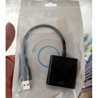 ส่งจากไทย USB 3.0 to VGA แยกจอช่อง USB พร้อมส่ง ใช้ได้กับ PC NOTEBOOK WIN7 WIN10