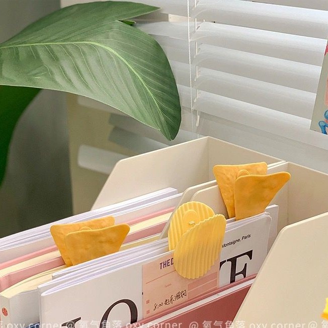 CH 丨 คลิปหนีบมันฝรั่งตลก คลิปหนีบเสื้อผ้า อเนกประสงค์ หนีบขนม เครื่องเขียนสำนักงาน คลิปหนีบกระดาษ A4 - รูปที่ 2