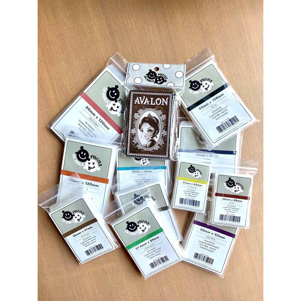 Premium Sleeve : Double Puzzle - Blue (Uranium)