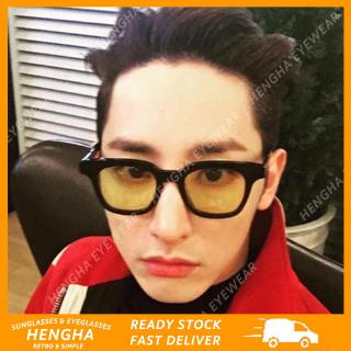 ( HENGHA ) แว่นตากันแดด ทรงสี่เหลี่ยมเล็ก สีสันสดใส แฟชั่นสำหรับผู้ชายและผู้หญิง