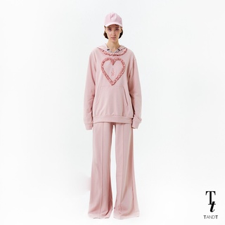 TandT - "HOLISTAY" Wide Leg Track Pants กางเกงวอร์ม ขาบาน