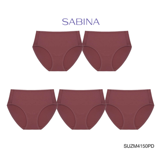 Sabina ซาบีน่า กางเกงชั้นใน (Set 5 ชิ้น) รุ่น Panty Zone (ทรง Half) รหัส SUZM4150PD สีชพูเข้ม