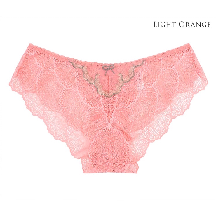 Annebra กางเกงใน ทรงบอยเลค ผ้าลูกไม้ Boyleg Panty รุ่น AU3-837 สี Silver, Light Orange - รูปที่ 2