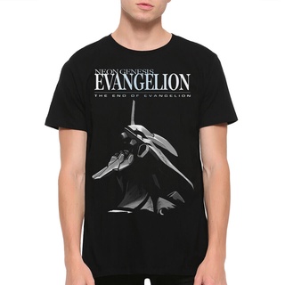 เสื้อยืดผ้าฝ้าย พิมพ์ลายอนิเมะ Neon Eangelion The End MGjjho35PGlcbh59สามารถปรับแต่งได้