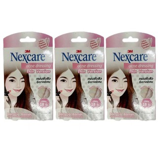 Nexcare acne dressing Thin Version บรรจุ 18 ชิ้น/กล่อง 3 กล่อง