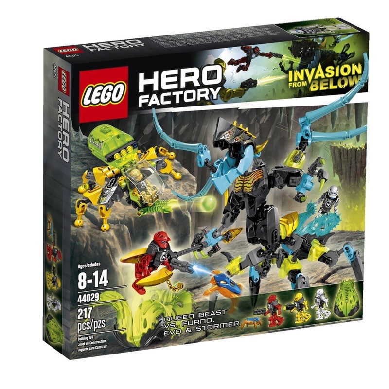 LEGO Hero Factory 44029 QUEEN Beast vs. FURNO, EVO & STORMER มือ1 ของแท้💯