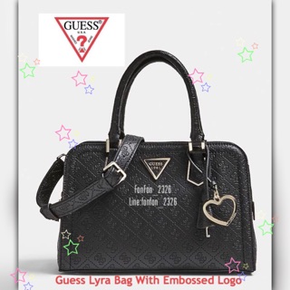 Guess Lyra Bag With Embossed Logo  กระเป๋าถือ