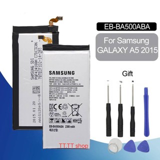 แบตเตอรี่ สำหรับ Samsung A500 A5 2015 E500 E5 2015 EB-BA500ABE รับประกัน3เดือน พร้อมชุดถอด