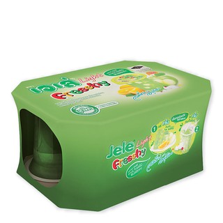 เจเล่ไลท์ เฟรชชี่ รสผลไม้รวม 125 มล. (6 ถ้วย) Jele Light Freshy Fruit Flavor 125ml (6 cups)