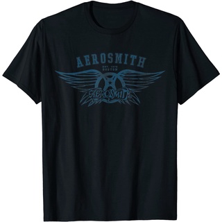 เสื้อยืดโอเวอร์ไซส์เสื้อยืด พิมพ์ลายวง Aerosmith Est. เสื้อยืด 1970S-3XL