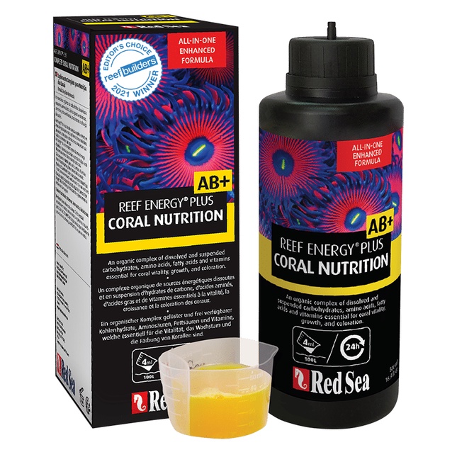 Reef Energy Plus (ab+) รีฟ เอนเนอร์ยี่ พลัส (ab+) 1000ml.โปรตีนวิตามินและกรดอะมิโนเข้มข้นสำหรับปะการ