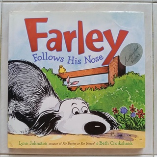 Farley follows His Nose. หนังสือนิทานภาษาอังกฤษ ปกแข็ง มือสอง