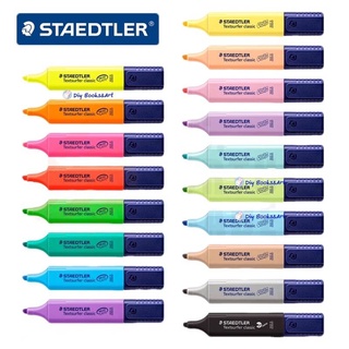 Staedtler ปากกาเน้นข้อความ ไฮไลท์ หัวตัด 1-5 mm  เน้นข้อความ เน้นคำ ปากกาไฮไลท์ สีไม่ซีดจาง Highlighter Textsurfer 364