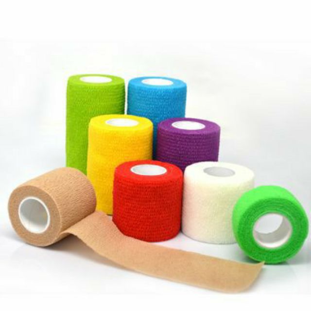 ผ้าพันยืดหยุ่น ผ้าพันแผลสัตว์เลี้ยง coban 2 นิ้ว ยาว 4.5 เมตร