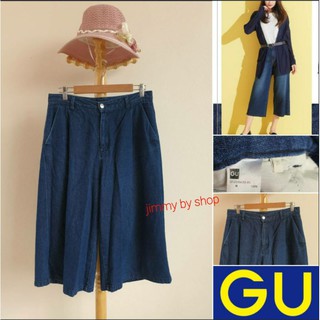 กางเกงWomenจียู.wide pants jeansSz.XL..ดีเทลเก๋..สวมใส่สบาย