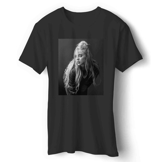 เสื้อยืด พิมพ์ลายนักร้อง Billie Eilish แฟชั่นสําหรับผู้ชาย