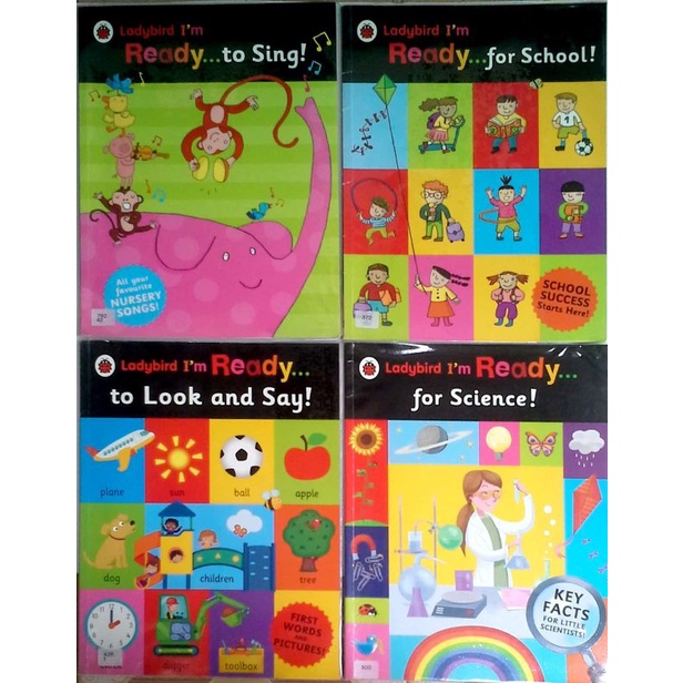 (90) Ladybird I'm ready to sing and I'm ready for school! หนังสือมือสอง ปกอ่อน ความรู้