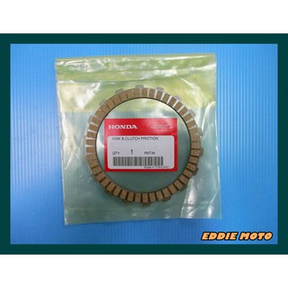 HONDA WAVE125 WAVE125i INNIVA GROM125 CLUTCH PLATE "GENUINE PARTS" // แผ่นคลัทช์แท้ ผ้าคลัทช์ (4 แผ่น) สินค้าคุณภาพดี