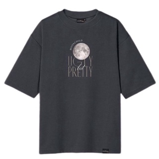 เสื้อยืดผ้าฝ้ายพิมพ์ลายแฟชั่น NATURAL BORN UGLY MOONCHILD OVERSIZED TEE