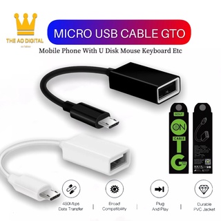 Golf สาย OTG รุ่นGC-06 Micro Port USB 2.0 ของแท้ เปลี่ยนโทรศัพท์ ให้เป็นดั่งคอมพิวเตอร์ ใช้กับ Android สมาร์ตโฟน