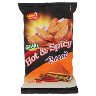 วินทูขนมปังกรอบรสเผ็ด 65กรัม Win Two Biscuits Spicy Flavor 65 g.