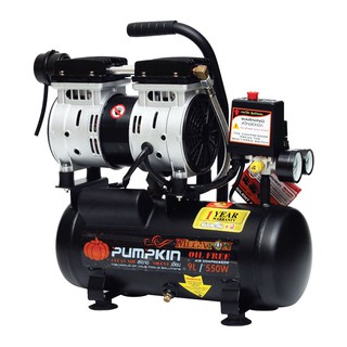 Air pump ROTARY AIR COMPRESSOR PUMPKIN PTT-550W9 3.0HP 9L Wind instrument Hardware hand tools ปั๊มลม ปั๊มลมโรตารี่ PUMPK