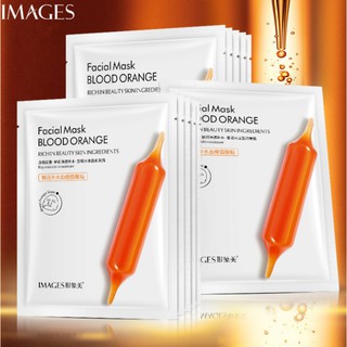 Images Orange Facial Mask 1 ชิ้น แผ่นมาส์กหน้าสูตรวิตามินซีเข้มข้น เผยผ กระจ่างใส ฝ้า กระ ทุกปัญหาผิว-3977