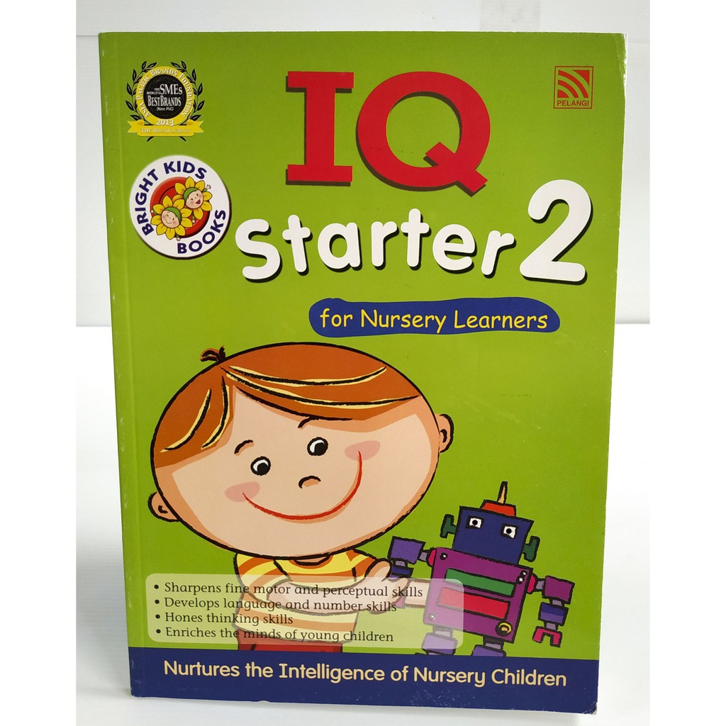 Bright Kids Books- IQ Starter 2 For Nursery Learners หนังสือเสริมพัฒนาการ IQ สำหรับเด็ก 3-6 ปี